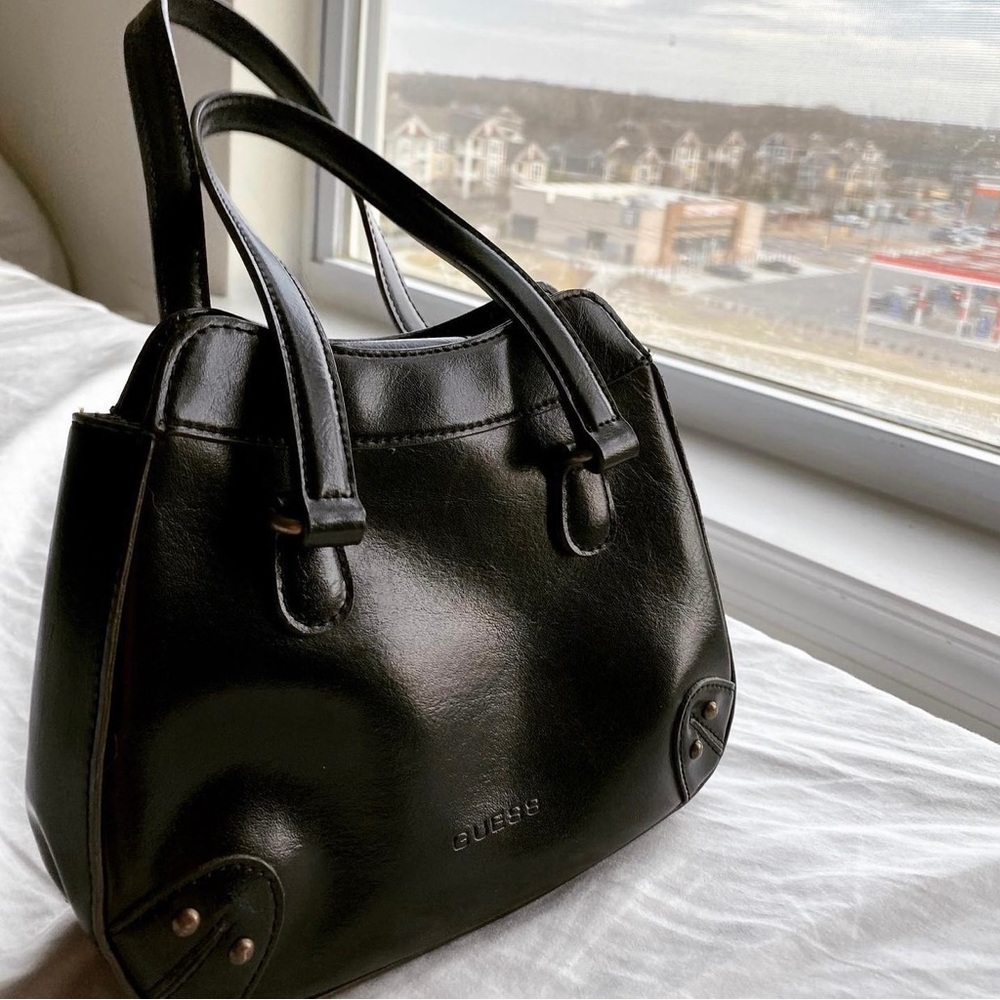 Vintage Guess Mini Leather Handbag